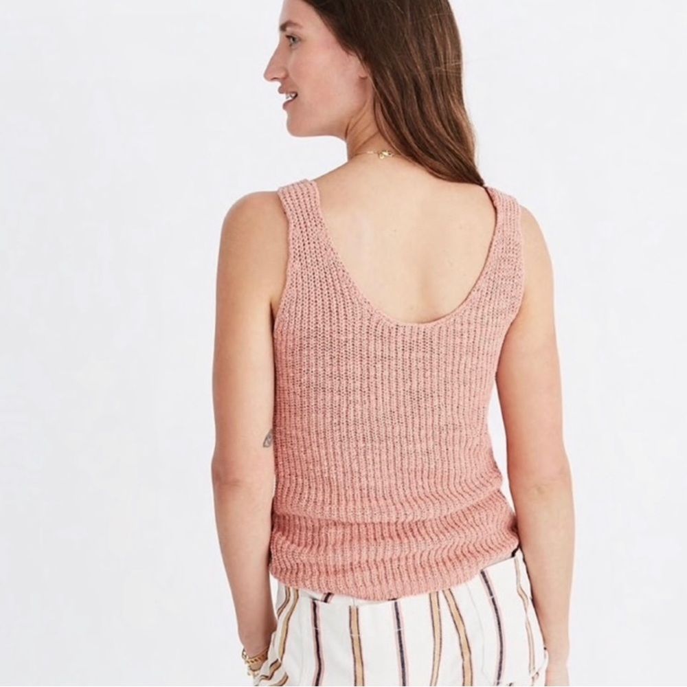 NEW MADEWELL PINK KNIT TOP - Picture 6 of 7